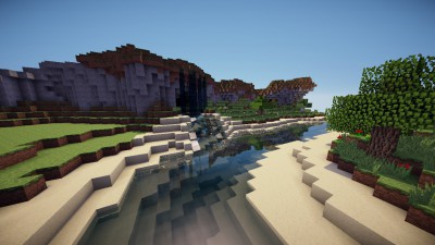 La map avant l'utilisation du shader SEUS