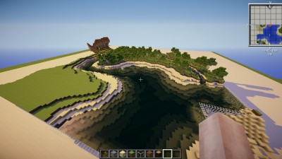 La map avant le tournage de la Timelapse 1