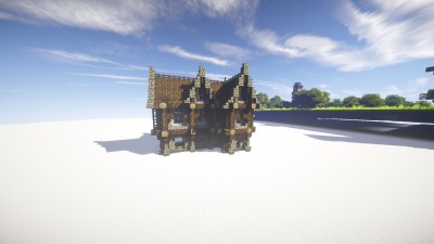 Le modèle de maison fait par Rocket lorsqu'il a rejoind l'équipe