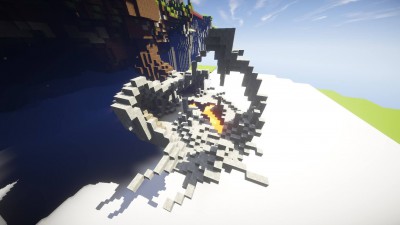 La grotte prend forme