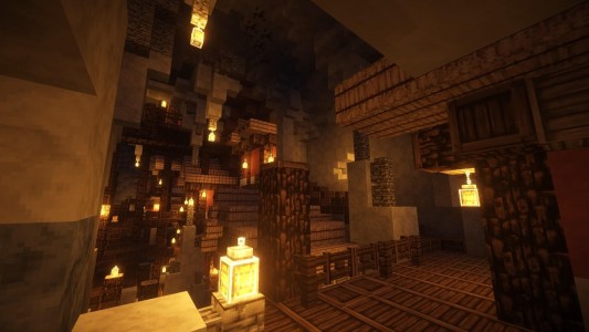 Intérieur du village de Rui