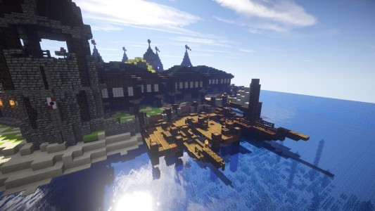 Port de la ville de Jovia