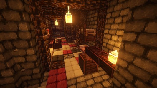 Dortoir du fort de Jovia