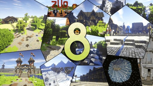 Bannière pour les 8 ans du projet