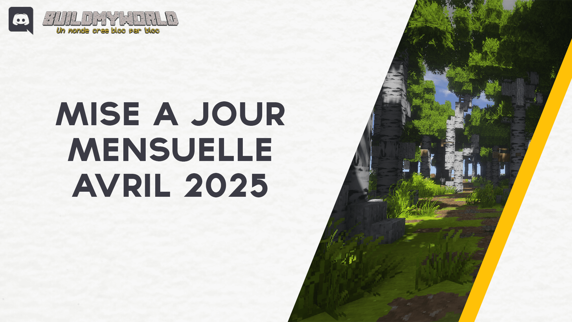 Mise à jour mensuelle 04/2025